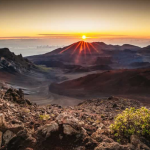 Sunrise Cuddles on a Volcano.