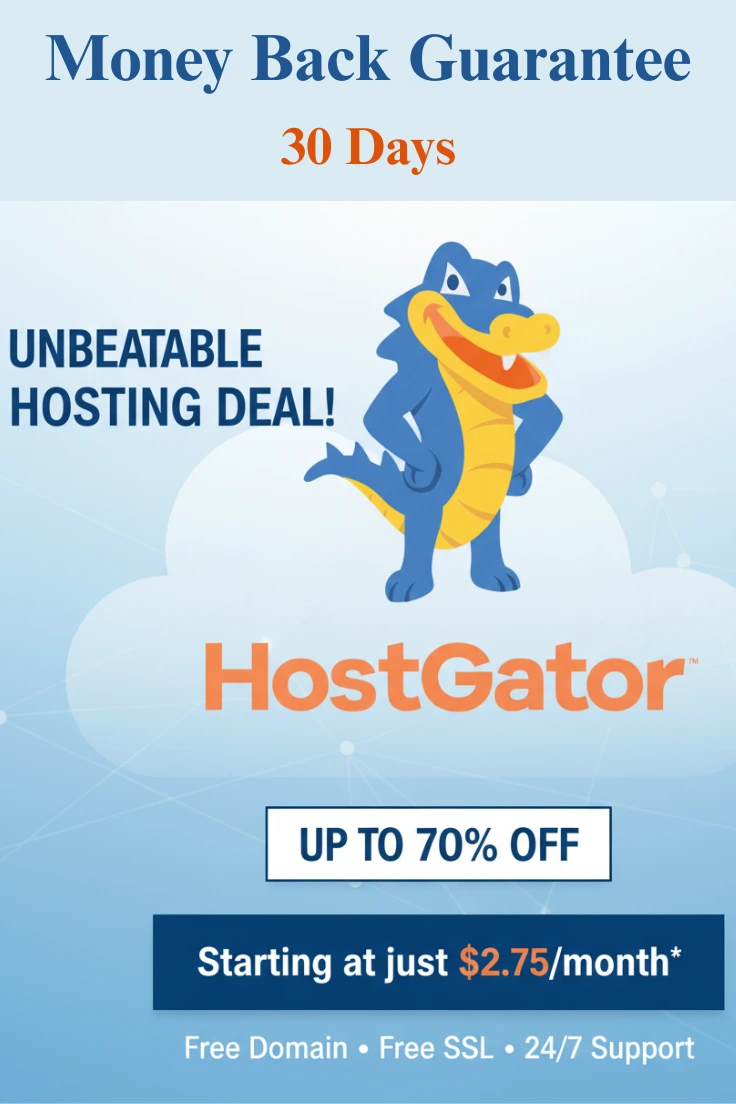 HostGator Web Hosting — Fast, Reliable & Affordable Hosting for All Sites